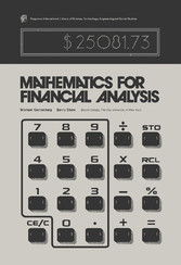 Mathematics for Financial Analysis