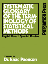 Systematic Glossary of the Terminology of Statistical Methods