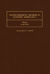 System-Theoretic Methods in Economic Modelling I