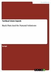 Back Pain And Its Natural Solutions