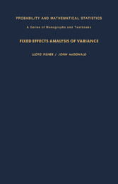 Fixed Effects Analysis of Variance