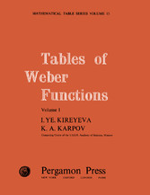 Tables of Weber Functions