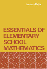 Essentials of Elementary School Mathematics