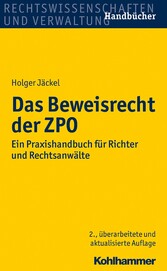 Das Beweisrecht der ZPO