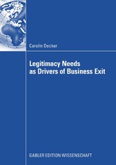 Legitimacy Needs as Drivers of Business Exit