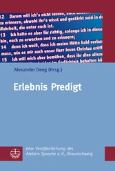 Erlebnis Predigt