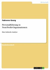 Personalführung in Non-Profit-Organisationen