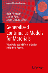 Generalized Continua as Models for Materials