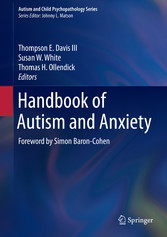 Handbook of Autism and Anxiety