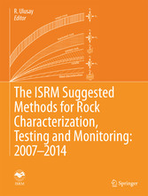 The ISRM Suggested Methods for Rock Characterization, Testing and Monitoring: 2007-2014