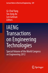 IAENG Transactions on Engineering Technologies