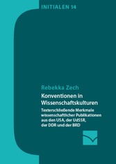 Konventionen in Wissenschaftskulturen