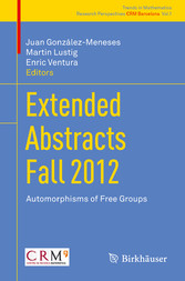 Extended Abstracts Fall 2012