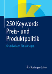 250 Keywords Preis- und Produktpolitik