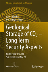 Geological Storage of CO2 - Long Term Security Aspects