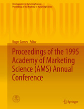 Proceedings of the 1995 Academy of Marketing Science (AMS) Annual Conference