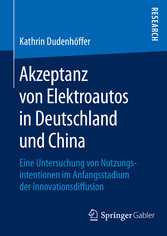 Akzeptanz von Elektroautos in Deutschland und China