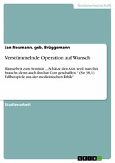 Verstümmelnde Operation auf Wunsch