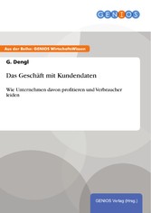 Das Geschäft mit Kundendaten