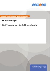 Einführung einer Ausbildungsabgabe