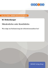 Mindestlohn oder Kombilohn