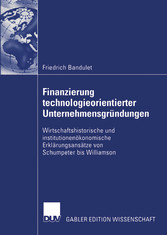 Finanzierung technologieorientierter Unternehmensgründungen