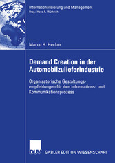 Demand Creation in der Automobilzulieferindustrie