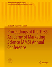 Proceedings of the 1985 Academy of Marketing Science (AMS) Annual Conference