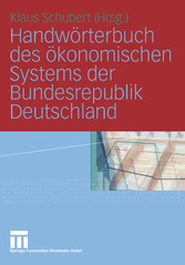 Handwörterbuch des ökonomischen Systems der Bundesrepublik Deutschland