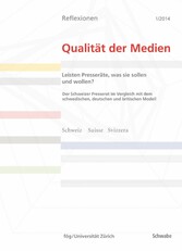 Leisten Presseräte, was sie sollen und wollen?