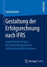 Gestaltung der Erfolgsrechnung nach IFRS