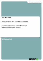 Podcasts in der Hochschullehre