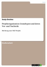 Projektorganisation. Grundtypen und deren Vor- und Nachteile