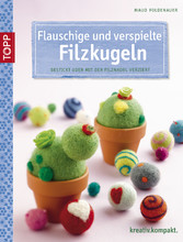 Flauschige und verspielte Filzkugeln