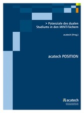 Potenziale des dualen Studiums in den MINT-Fächern