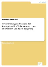 Strukturierung und Analyse der konzeptionellen Verbesserungen und Instrumente des Better Budgeting