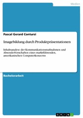 Imagebildung durch Produktpräsentationen