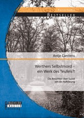 Werthers Selbstmord - ein Werk des Teufels?! Die Ansichten über Suizid seit der Aufklärung