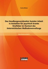 Das Handlungsverständnis Sozialer Arbeit in Anstalten für psychisch kranke Straftäter im Kontext des österreichischen Maßnahmenvollzugs