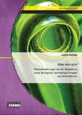 Alles wird grün: Herausforderungen bei der Gestaltung eines ökologisch nachhaltigen Images von Unternehmen