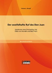 Der zweifelhafte Ruf des Don Juan: Variationen einer Dramenfigur bei Ödön von Horváth und Max Frisch