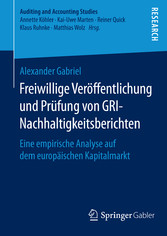 Freiwillige Veröffentlichung und Prüfung von GRI-Nachhaltigkeitsberichten