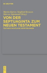 Von der Septuaginta zum Neuen Testament