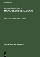 Handelsgesetzbuch - Einleitung; §§ 1-104