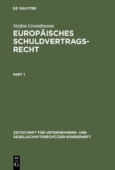 Europäisches Schuldvertragsrecht