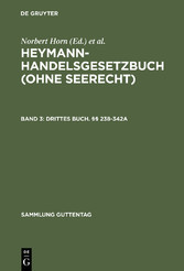 Drittes Buch. §§ 238-342a