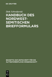 Handbuch des nordwestsemitischen Briefformulars