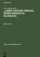 'Liber ordinis rerum'  (Esse-Essencia-Glossar)