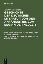 Die höfische Literatur der Blütezeit