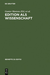 Edition als Wissenschaft